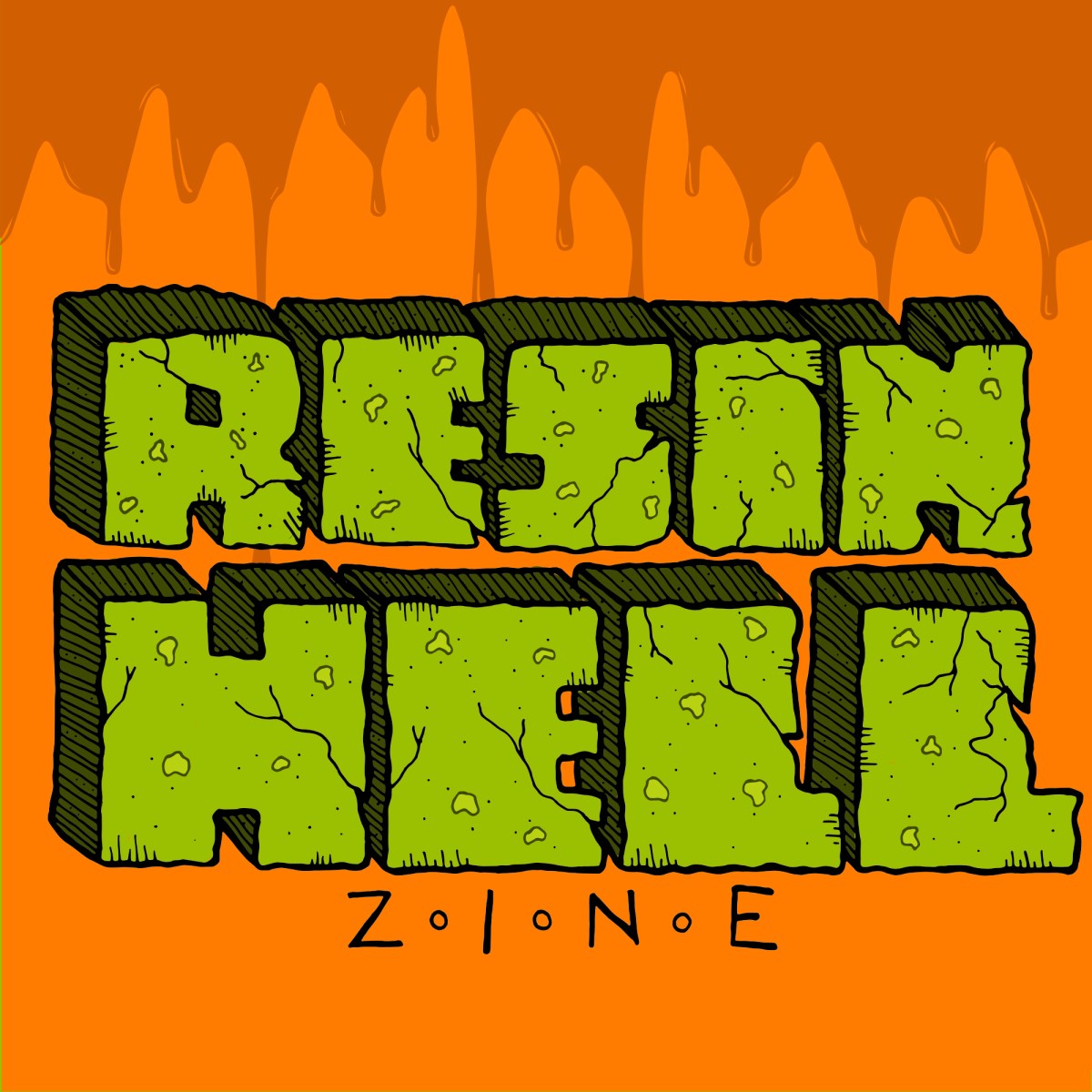 Resin Hell Logo & Instagram Branding